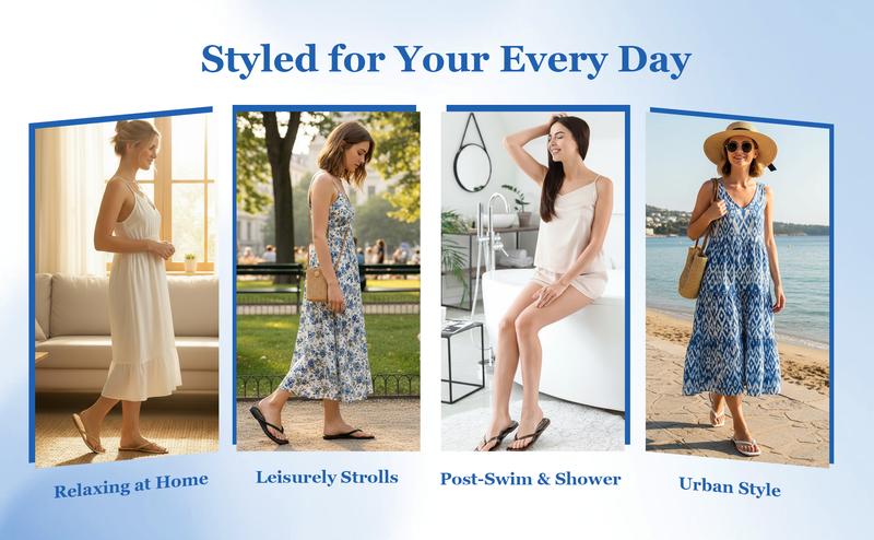 Lumubby Shiny Mirror PU Square-Toe Flip Flops Unisex Comfort Casual Sandals for Daily Wear Lightweight Easy to Clean Stylish Design Summer Shoe Flipflop