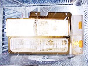 Nilight Headlight Assembly Compatible with 1988 1989 1990 1991 1992 1993 Chevrolet GMC C/K 1988-1993 Silverado Suburban Sierra Blazer Tahoe Yukon Chrome Housing Amber Reflector