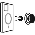 Heartbreakers' Club PopGrip for MagSafe - Magnetic Phone Grip and Phone Stand - PopSockets