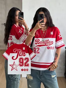 [Football Jersey] Jersey Gift Fans, Custom Bangtan Arirang Tour Idol Tank Top Jersey, Custom Jersey For Teen Girl Women Foootball Kpop Fan, World Tour 2026 jersey