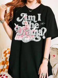 [Sale Up To 30%] + [Free Ship] CARDII Graphic T-shirt, CB Little Miss Drama Tour 2026 Shirt, Miss Drama Shirt, Rap Queen Vintage Rap Queen Gift For Music Fans Shirt