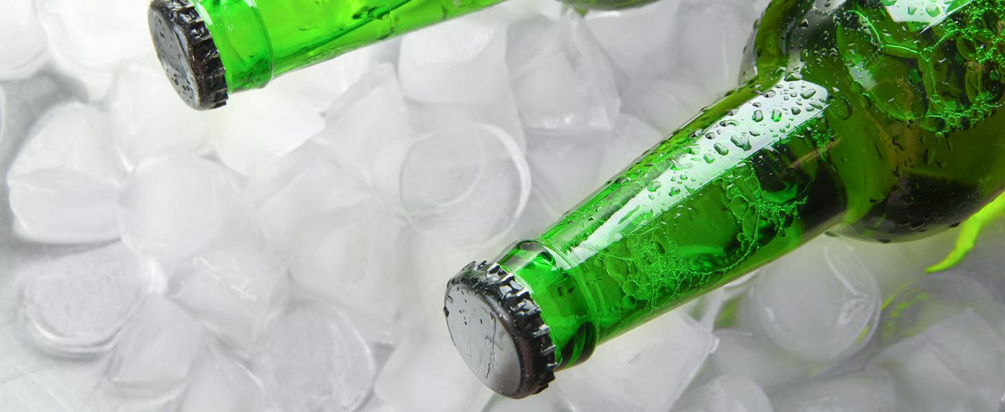 Gadgets Specialty Kitchen Utensils Countertop Ice Maker for Drinking, Portable Self-Cleaning Ice Machine with Ice Scoop, Basket and Handle