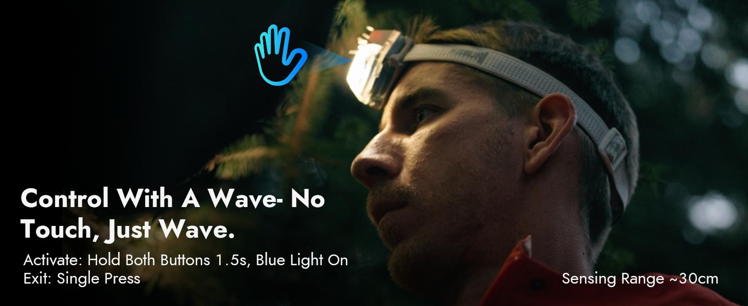 WUBEN H4 Rechargeable Headlamp with Gesture Control, 800 Lumens Dual LED Spot/Flood, IP68 Waterproof, Red Safety Light, 90° Adjustable, Dual-Power (Rechargeable & AAA), Ultra-Light 80g for Camping, Work, Outdoor Sports, Outdoorfun WUBEN H4 Rechargeable Headlamp with Gesture Control, 800 Lumens Dual LED Spot/Flood, IP68 Waterproof, Red Safety Light, 90° Adjustable, Dual-Power (Rechargeable & AAA), Ultra-Light 80g for Camping, Work, Outdoor Sports, Outdoorfun