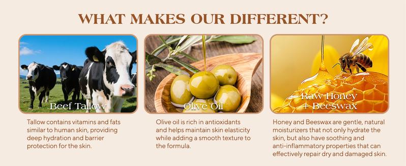 ISTON 4 oz - Handcrafted, all-natural shea butter and honey lip balm, unscented, with grass-fed shea butter and raw honey, suitable for all skin types, brightens and moisturizes,Smooth Skin - Handmade All-Natural Moisturizer,Christmas gifts,New Year's