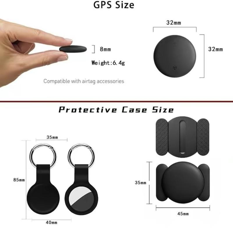 （ios）Hidden Magnetic Mini GPS Tracker for Vehicles - No Subscription GPS Device, Real-Time GPS Tracking for Kids, Pets, or Vehicles, Works(iOS Only) Find My, Vehicle Locator easter gift
