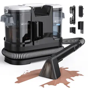 【DealsForYouDays】 Wet Vacuum Cleaning Machine for Upholstery & Carpet, 13.5KPa Suction, Large Dual Tanks, Home Cleaning Appliance for Sofa, Pet Stains, Car Seats, Mattresses & Rugs Handheld Deep Cleaner
