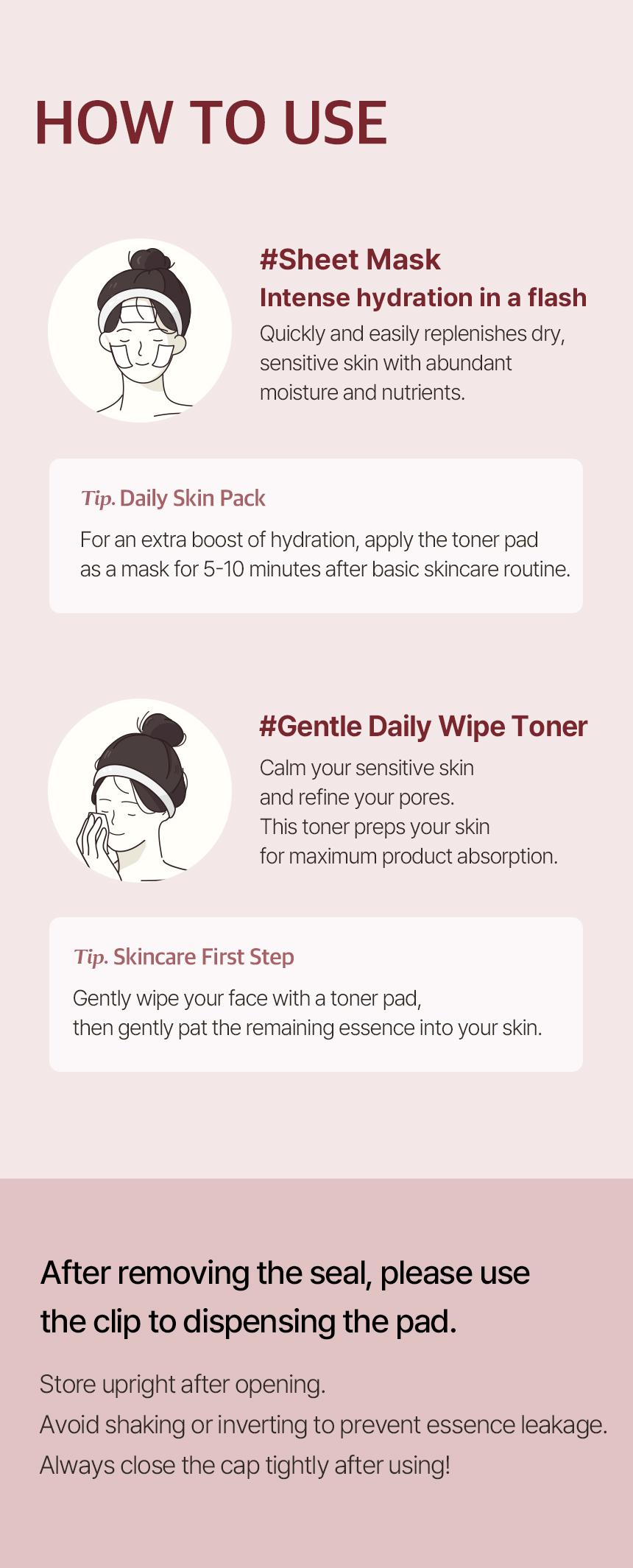 [mixsoon Official Shop] Collagen Toner Pad 5.74 fl.oz / 170ml / 110 Sheets - Vitality & Nutrition Toner Pads, Korean Skincare for Glass Skin