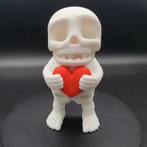 Tiny Skeleton 3D Printed Figurine