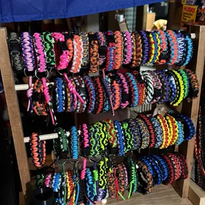 Choose from the Rack 550 Paracord Bracelets - Assorted Colors & Styles for Versatile Wear