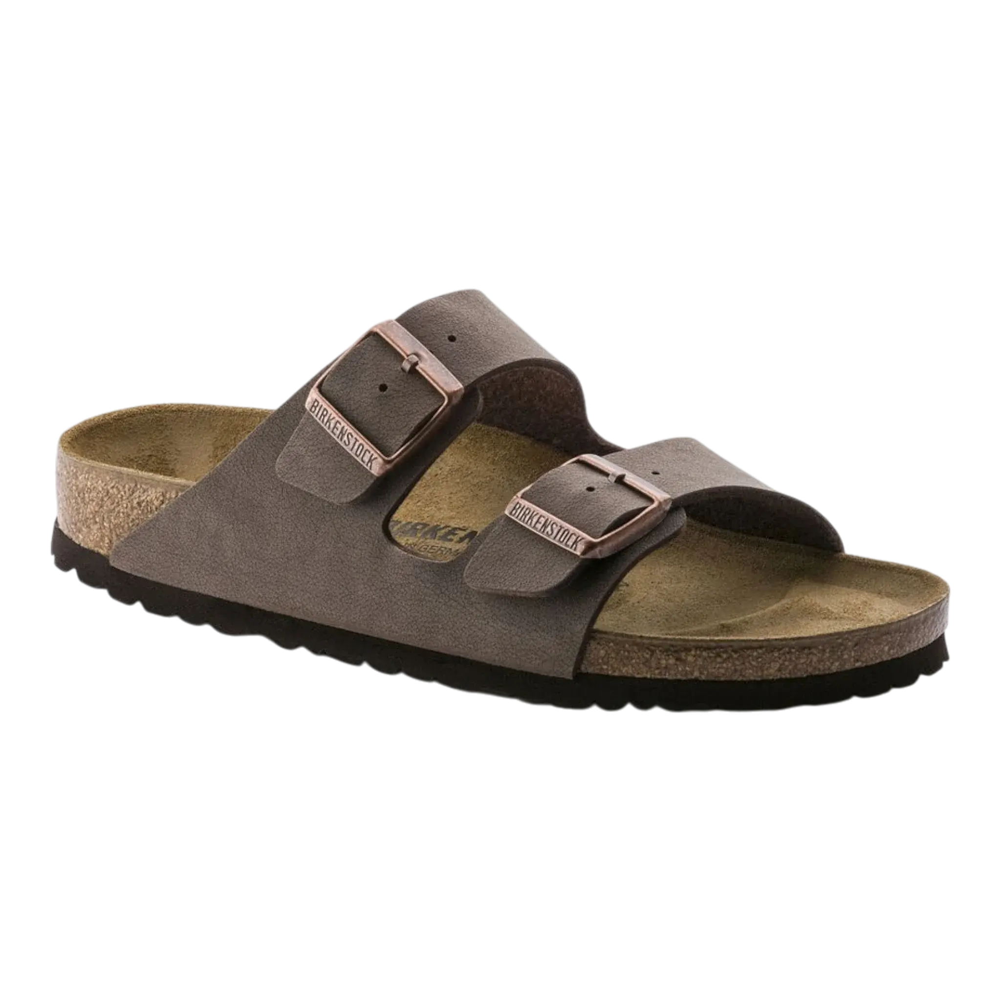 Birkenstock Arizona Sandal in Mocha Birkibuc | Two-Strap