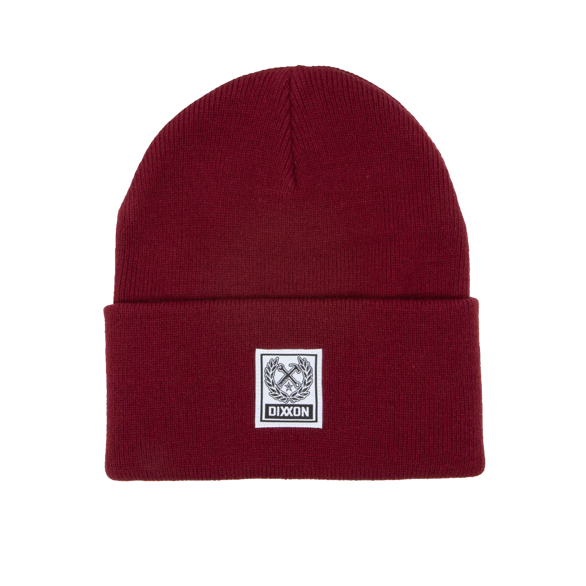 Ribbed Beanie - Maroon