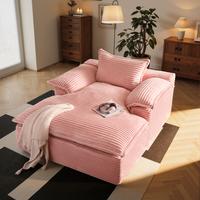 Pink Plush Corduroy Double-layered and thickened