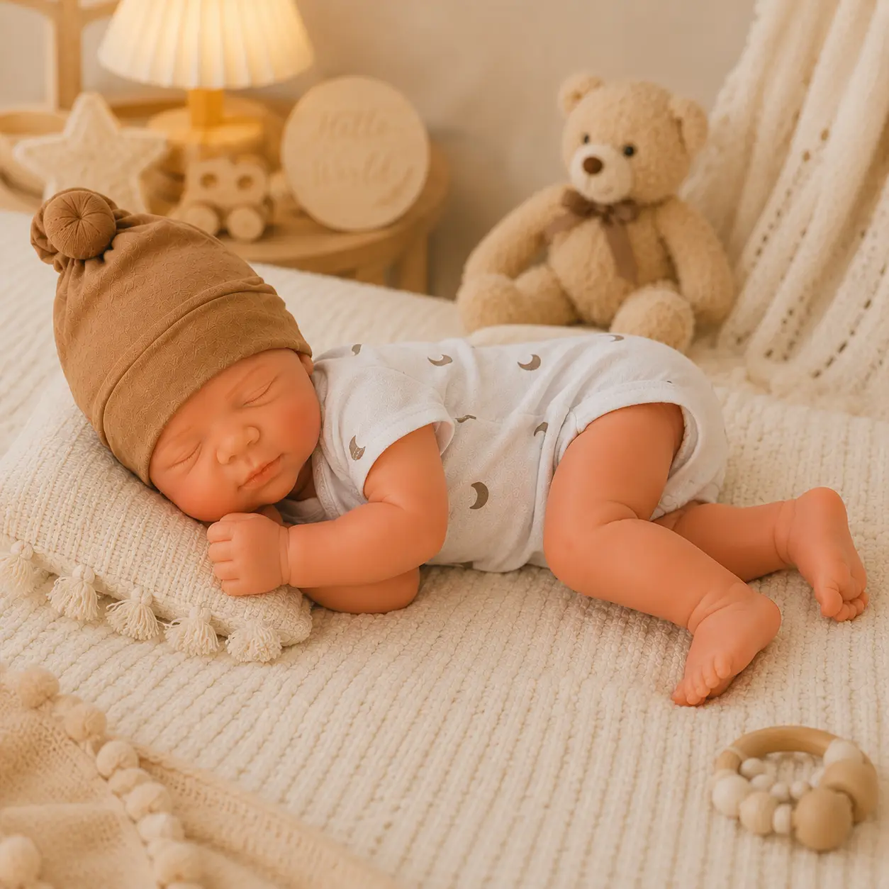 NO.14  18.31in/46.5cm-Full body silicone baby boy doll(7.3lb)Rebornbaby doll,realistic soft skin,lifelike real baby,Exquisite gift box packaging,suitable for gifting, as a companion for children., Realistic Newborn Doll, Reborn Baby Doll