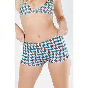 The Swanky | Shinesty Retro Houndstooth Modal Boyshort Underwear