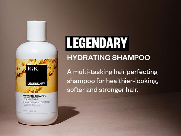 IGK GLOSSY GIRL BUNDLE | Expensive Amla Oil + Mistress Hydrating Hair Balm + Legendary Shampoo + Legendary Conditioner | Vegan | 741ml | 25 oz