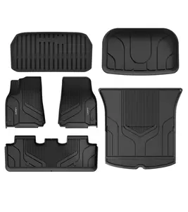 Lasfit fit for 2020-2025 Tesla Model Y Custom TPE Floor Mats or Cargo Mat