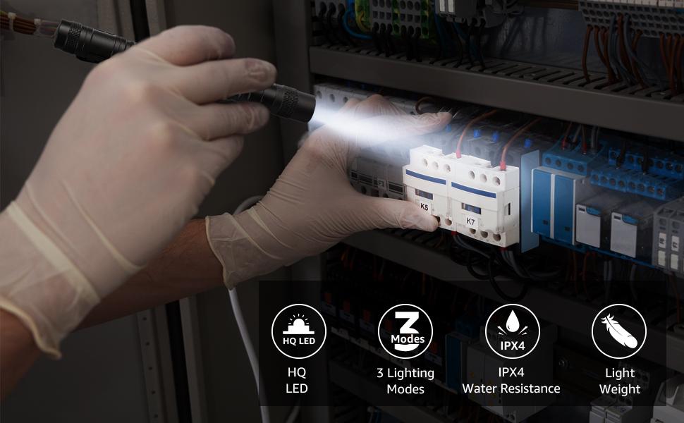 LE LED Pen Flashlights, Lightweight, Mini, Waterproof Pocket Flashlight with Clip, 2 Pack Small Flashlights for Inspection, Work, Emergency LE LED Pen Flashlights, Lightweight, Mini, Waterproof Pocket Flashlight with Clip, 2 Pack Small Flashlights for Inspection, Work, Emergency