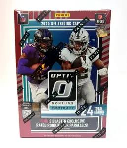 2025 Panini Donruss Optic Football Blaster Trading Cards Pink Parallel