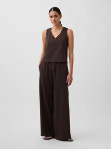 Gap Women's Knit Wide-Leg Pants