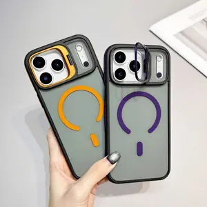 Magnetic Case for iPhone 17 Pro - Compatible with MagSafe, Built-in Camera Cover, 3.0mm Extra Thick Shockproof & Anti-Drop Protection, Slim & Yellowing Resistant Clear Case for iPhone 17 Pro. Super Sturdy & Crystal Clear Defense!