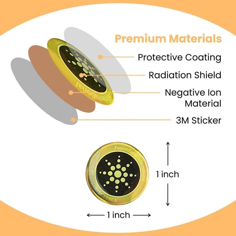 Protection Stickers - Quantum Shield for Phone, Airpods, Fridge, and Laptop - 96.43% Less Mobile Radiation Electronic Accessories EMFProtectionStickers Gold/Silver for Devices Smartphone Cellphone Protection Stickers - Quantum Shield for Phone, Airpods, Fridge, and Laptop - 96.43% Less Mobile Radiation Electronic Accessories EMFProtectionStickers Gold/Silver for Devices Smartphone Cellphone