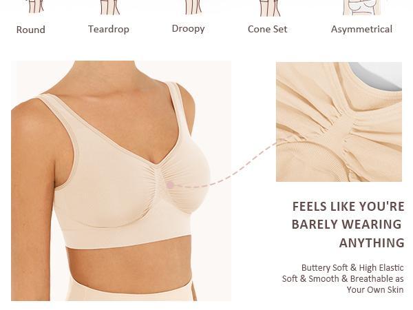 FeelinGirl #LiveStream Bras for Women No Underwire Seamless Light Push Up Bralette Full Coverage Comfy Everyday Bras Wide Straps Comfort Womenswear Everyday FeelinGirl #LiveStream Bras for Women No Underwire Seamless Light Push Up Bralette Full Coverage Comfy Everyday Bras Wide Straps Comfort Womenswear Everyday