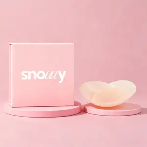 Cake Grippy Covers Reusable Waterproof Sticky Breast Stickers Nude Shades Strapless Backless Dress Bra Accessories Elegant Comfortable Invisible Womenswear Essential