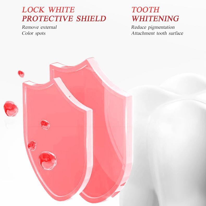 SP-7 Whitening Toothpaste 2pcs with Active Probiotics 100g Each Helps Fight Stains Maintain Whiteness for Oral Hygiene