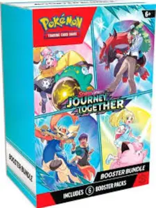 Pokemon TCG: Scarlet & Violet — Journey Together Booster Bundle (6 Packs) - Factory Sealed