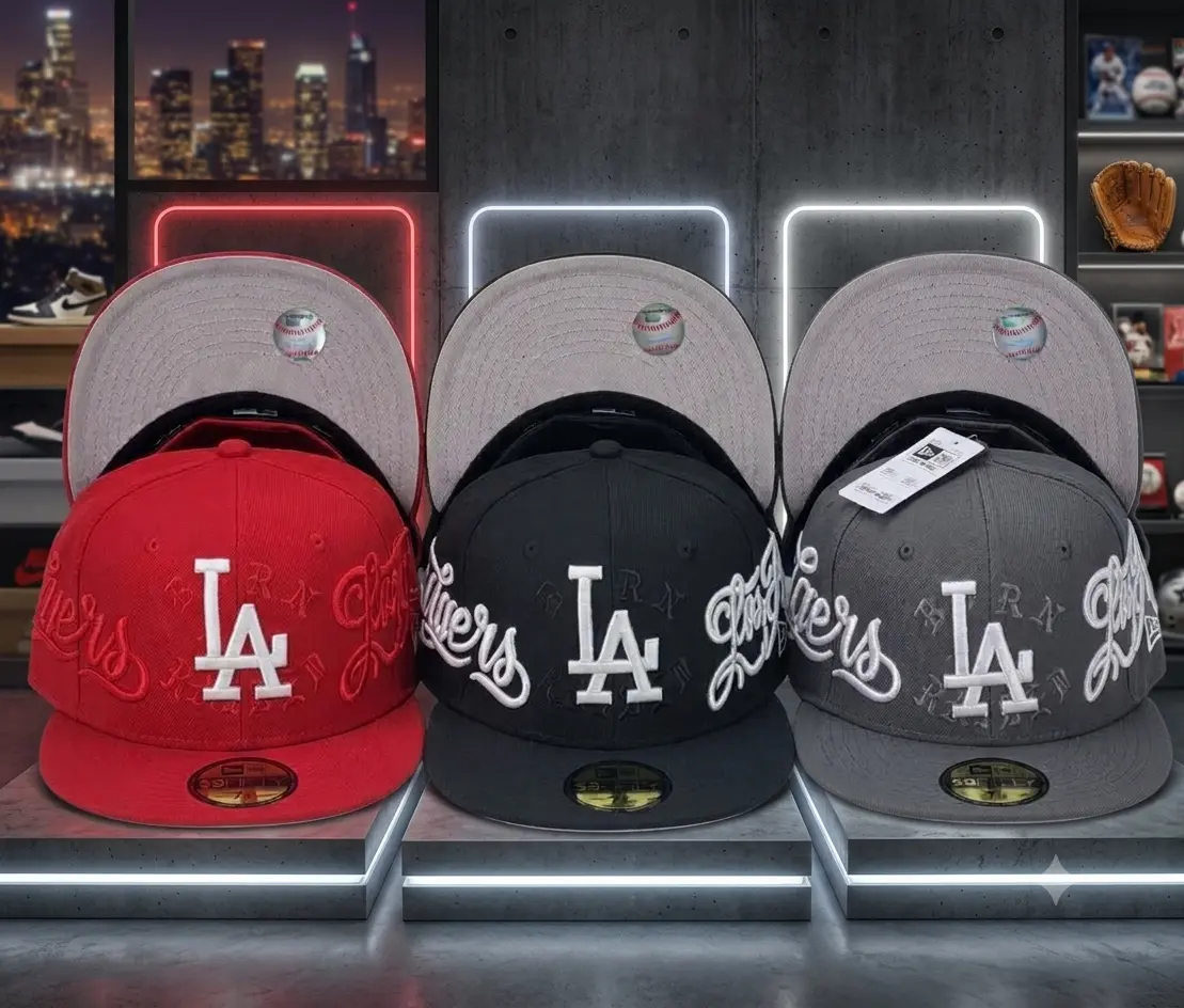 MLB 59FIFTY Fitted Baseball Hat – Premium Team Cap with Signature Embroidered Logo, Structured Crown, Flat Brim and Classic Sports Streetwear Style