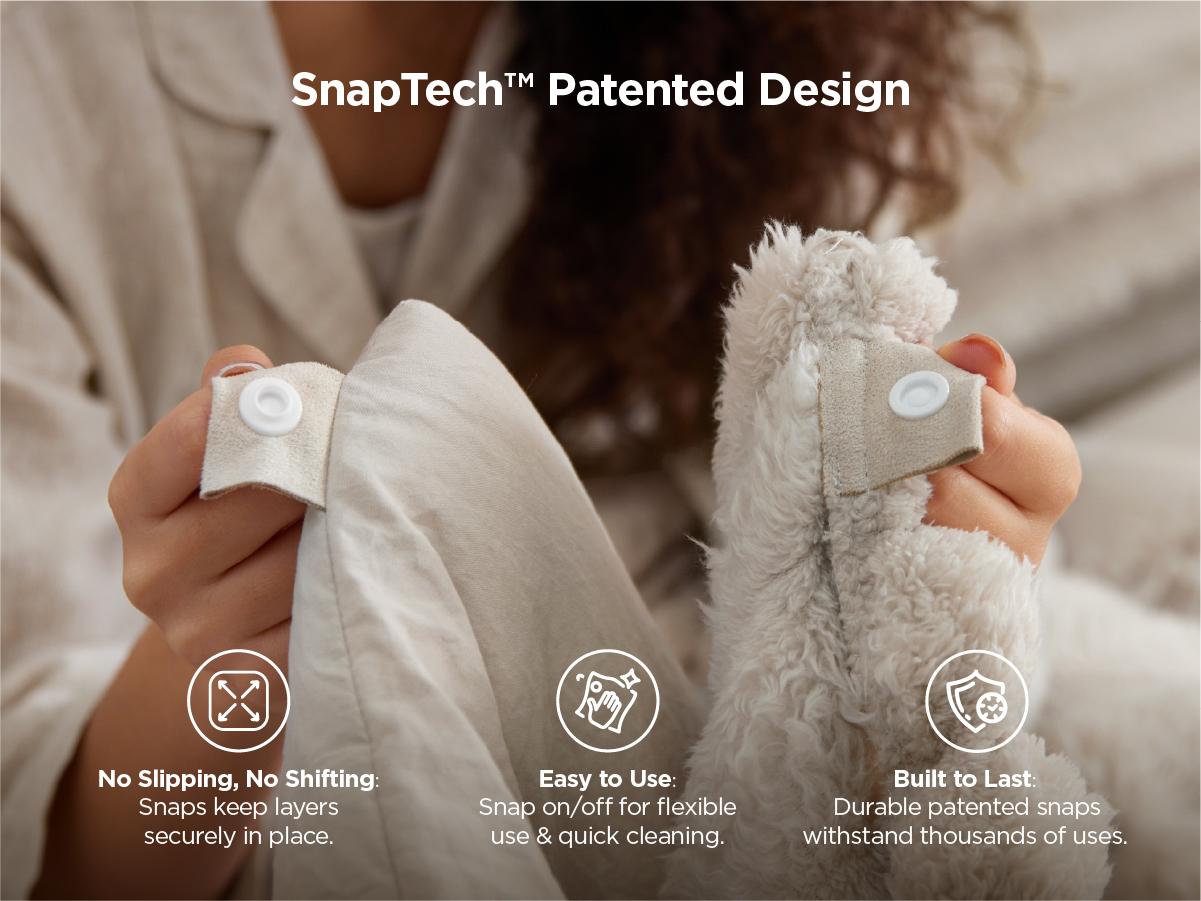 【Spring Glow Up】Bedsure 6 Pieces Gentlesoft 2-in-1 Comforter Set and Detachable Fluffy Blanket, All Season , SnapTech Design for Space Saving 【Spring Glow Up】Bedsure 6 Pieces Gentlesoft 2-in-1 Comforter Set and Detachable Fluffy Blanket, All Season , SnapTech Design for Space Saving