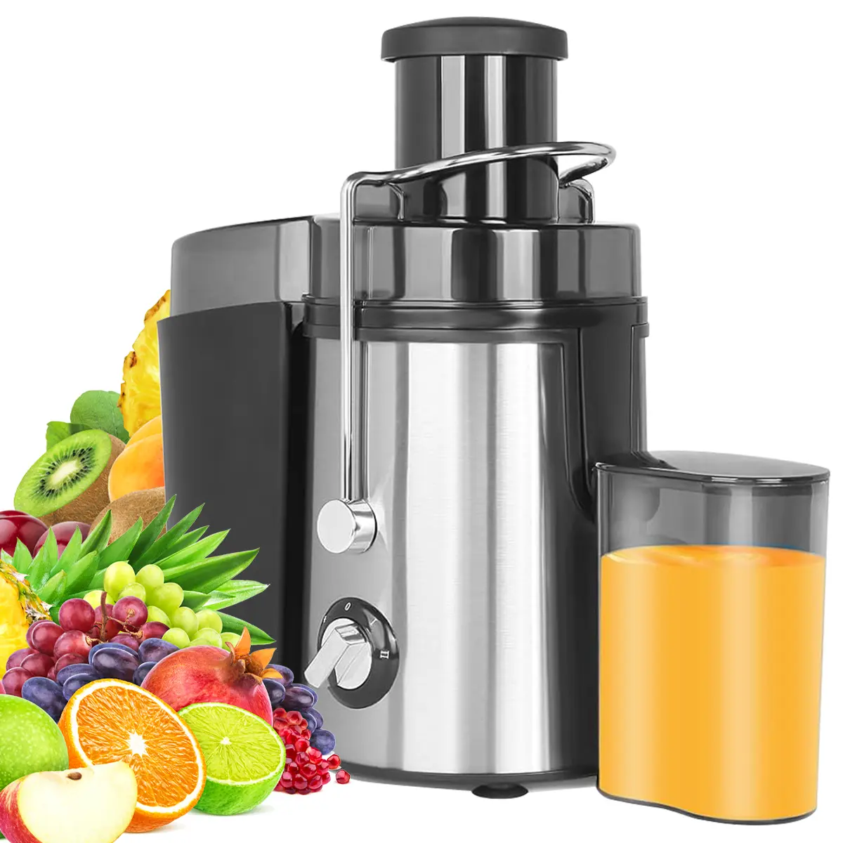 800W Juicer Machine with 3" Wide Feed Chute, Dual Speed Centrifugal Juicer for Whole Fruits & Vegetables, High Juice Yield, Easy to Clean, BPA-Free,back to school,back to school haul