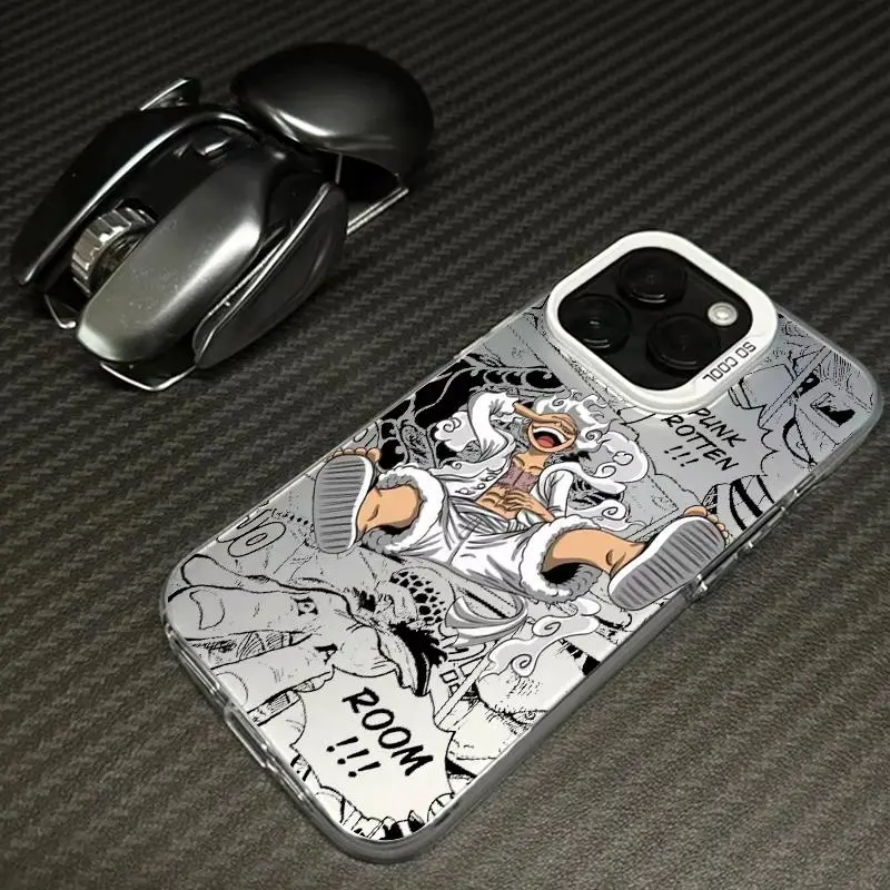 Anime Luffys Cool O-Ones s Phone Case For iPhone 17 Pro 16 15 14 13 12 11 Pro Max 16 Plus 16E 17 Air Candy Matte Back Cover