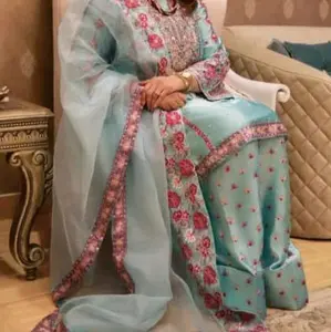 XL size - Blue dress 3pc Womenswear