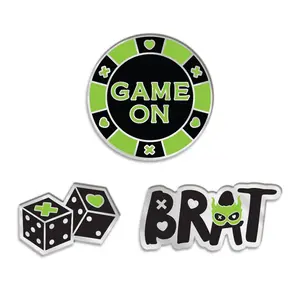 Game On Enamel Pins (3-Pack)
