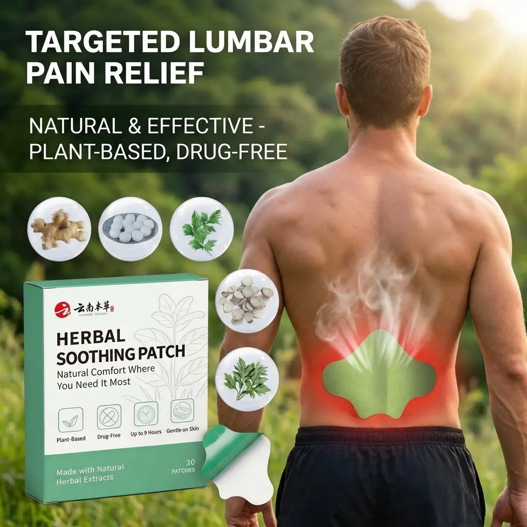Herbal Lower Back Heat Patches for All-Day Comfort, 30-Count Box, Gentle Warming Therapy for Lumbar & Back Pain Relief, Hypoallergenic Body Heat Patches for Office Work, Driving, Sports Recovery, Home Use, Long-Lasting Soothing Warm Care Lower Back bone