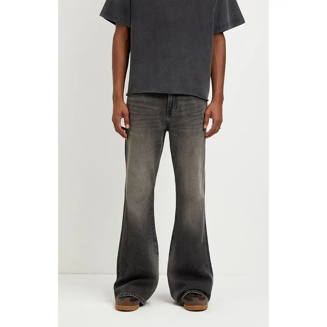 Pacsun Men's Jordan Baggy Bootcut Jeans Washed Black
