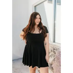 The Madeline Dress In Black - Reg & Curvy