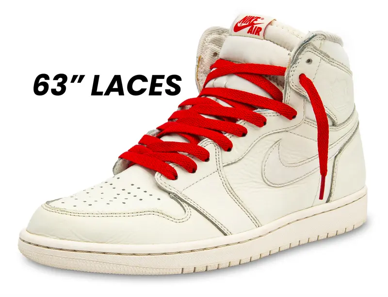 Lace Lab Sail 8mm Polyester Unisex Replacement Laces, Flat Shape Sports Shoelaces with Same Fit for AJ1 Low, AJ1 High, AF1 Sneakers, 1 Pair