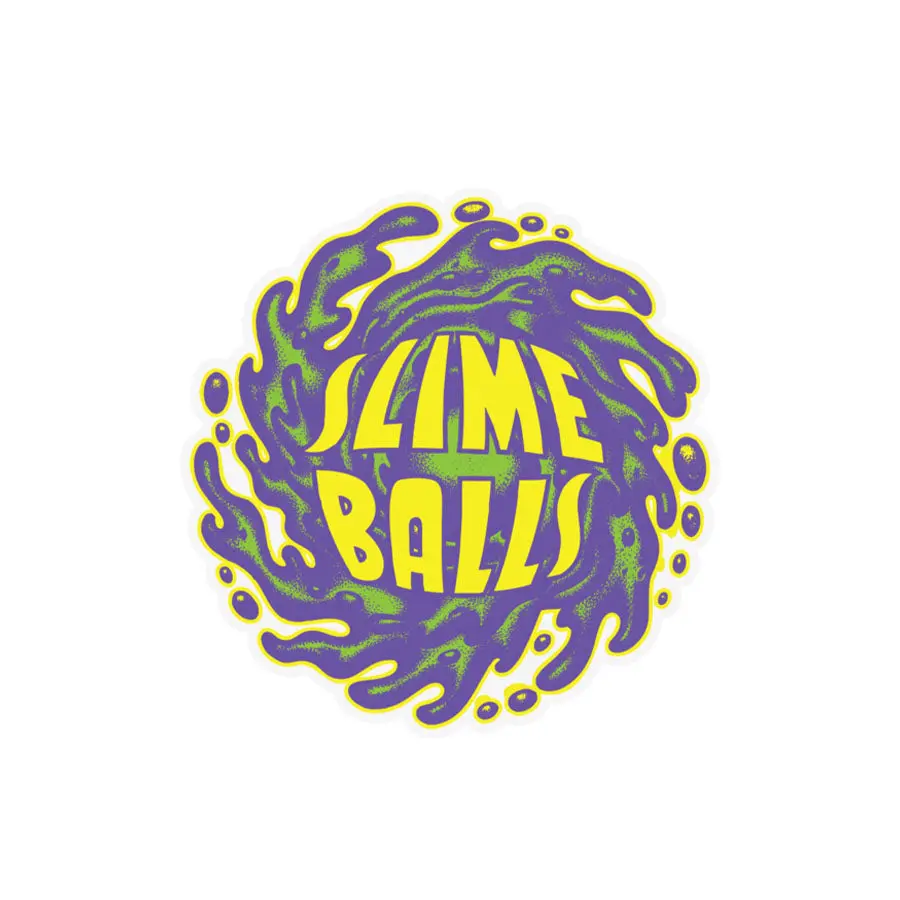 Logo 3.5in Slime Balls Stickers (25 Pack)