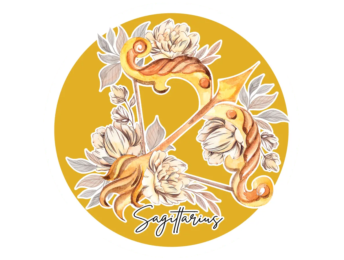 SAGITTARIUS WATERCOLOR ZODIAC STICKER