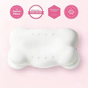 Cloud Pillow CloudAlign Pillow - Ergonomic Cervical Pillow +Dual-Height Memory Foam  for Side Back & Stomach Sleepers Best Pillow 2025 Awarded