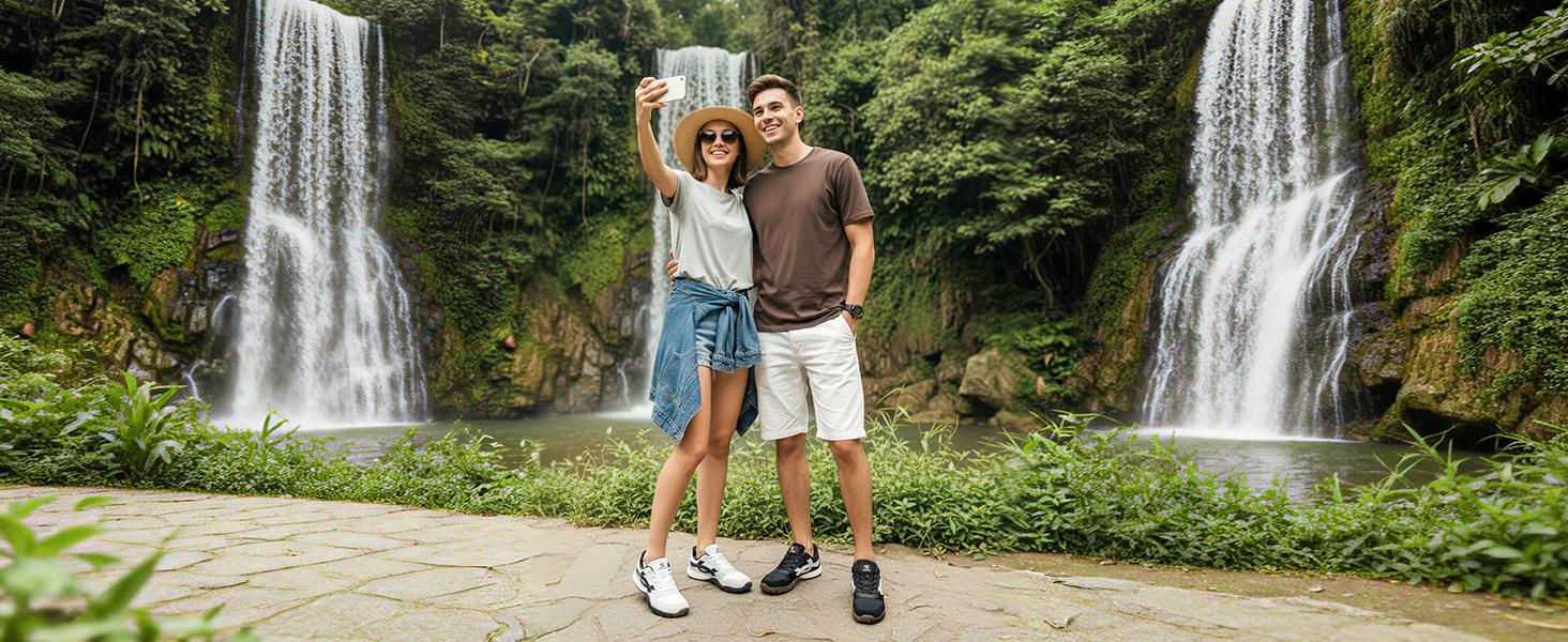 HOBIBEAR Mens Wide Toe Box Running Shoes/Womens Lightweight Walking Sneakers for Jogging SpringStatements