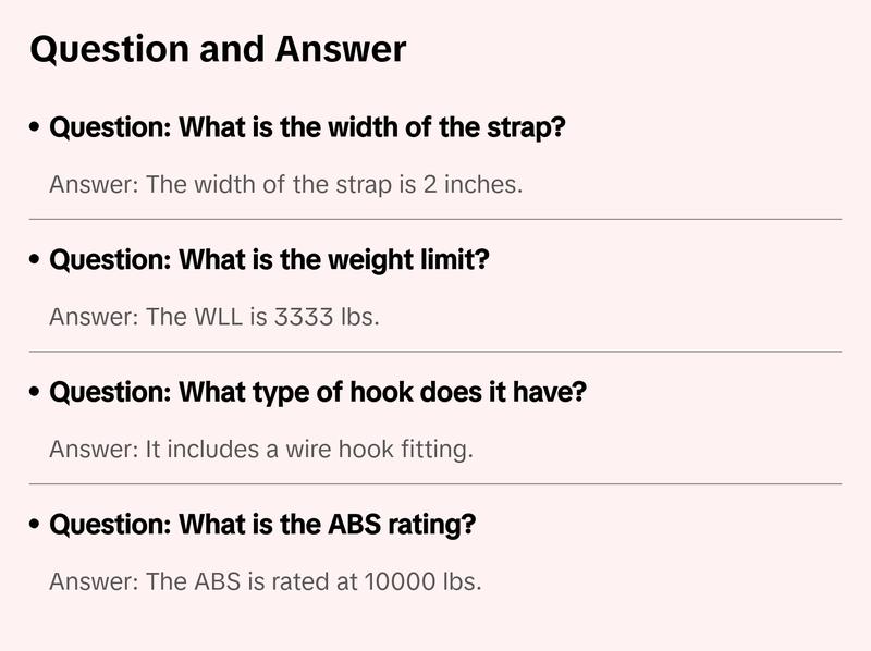 Flatbed Winch Strap with Wire Hook, 2"