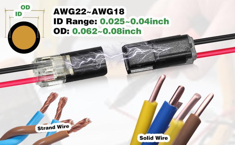 【DealsForYouDays】Double-Wire Plug-in Connector Led Light Strip Connectors 2 Pin, Low Voltage Wire Connector with Locking Buckle, Fast Connect Plugs Led Connectors for Strip Lights,Lead strip automotive wiring electricity Power Distribution Secure,Diy-YY 【DealsForYouDays】Double-Wire Plug-in Connector Led Light Strip Connectors 2 Pin, Low Voltage Wire Connector with Locking Buckle, Fast Connect Plugs Led Connectors for Strip Lights,Lead strip automotive wiring electricity Power Distribution Secure,Diy-YY