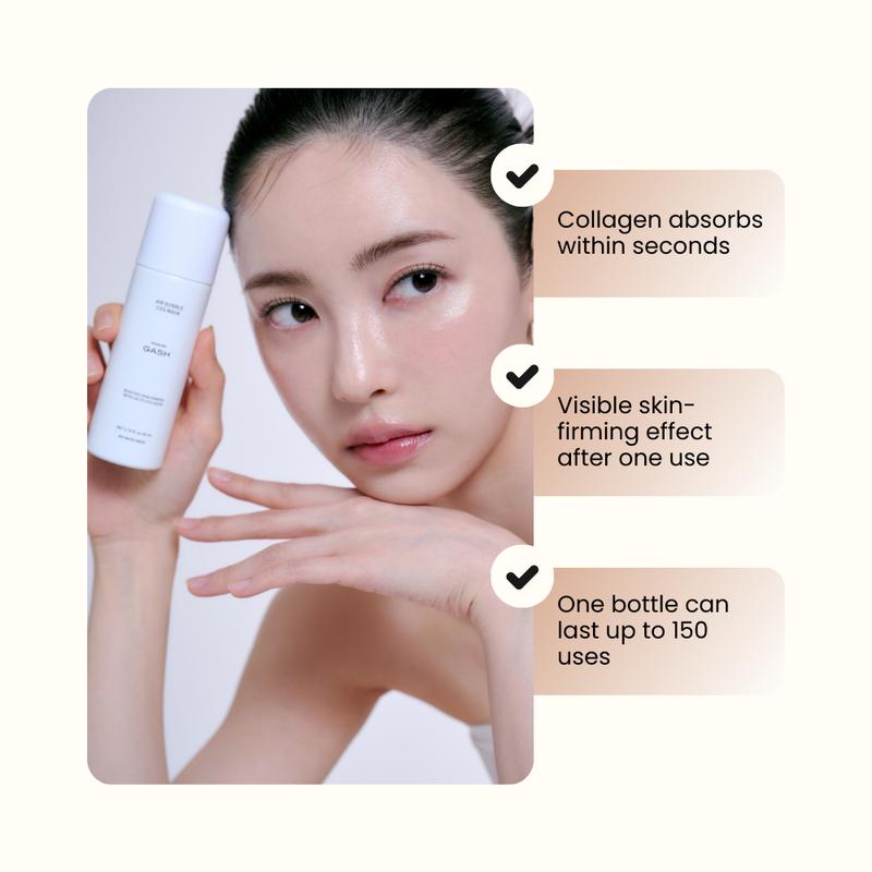 Gear By Gash Lift Instant Absorption Collagen Spray Mask Boost Firm-Looking Skin & Smooth Finish Instant Absorption Collagen Spray Mask Formula