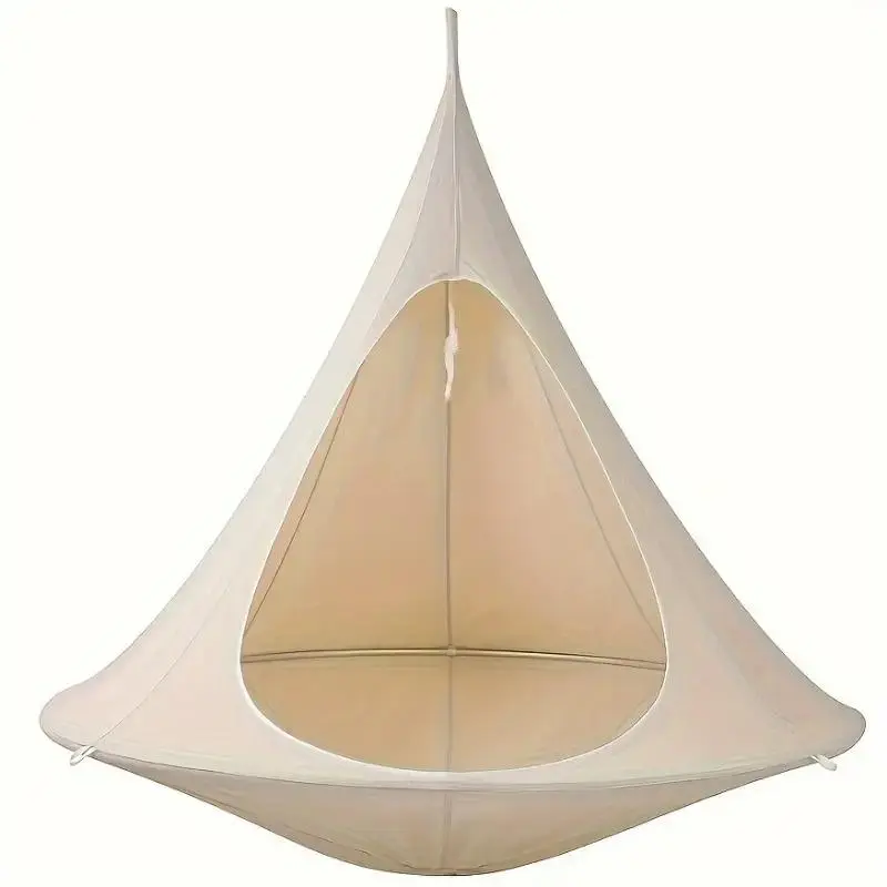 Portable Butterfly-Shaped Suspension Swing Hammock - Durable Travel Accessory Hanging Hammock with Wooden Frame, Metal Hardware, Ideal for Camping, Garden Leisure, Durable Hammock, Travel Accessory Hammock Hiking Essentials