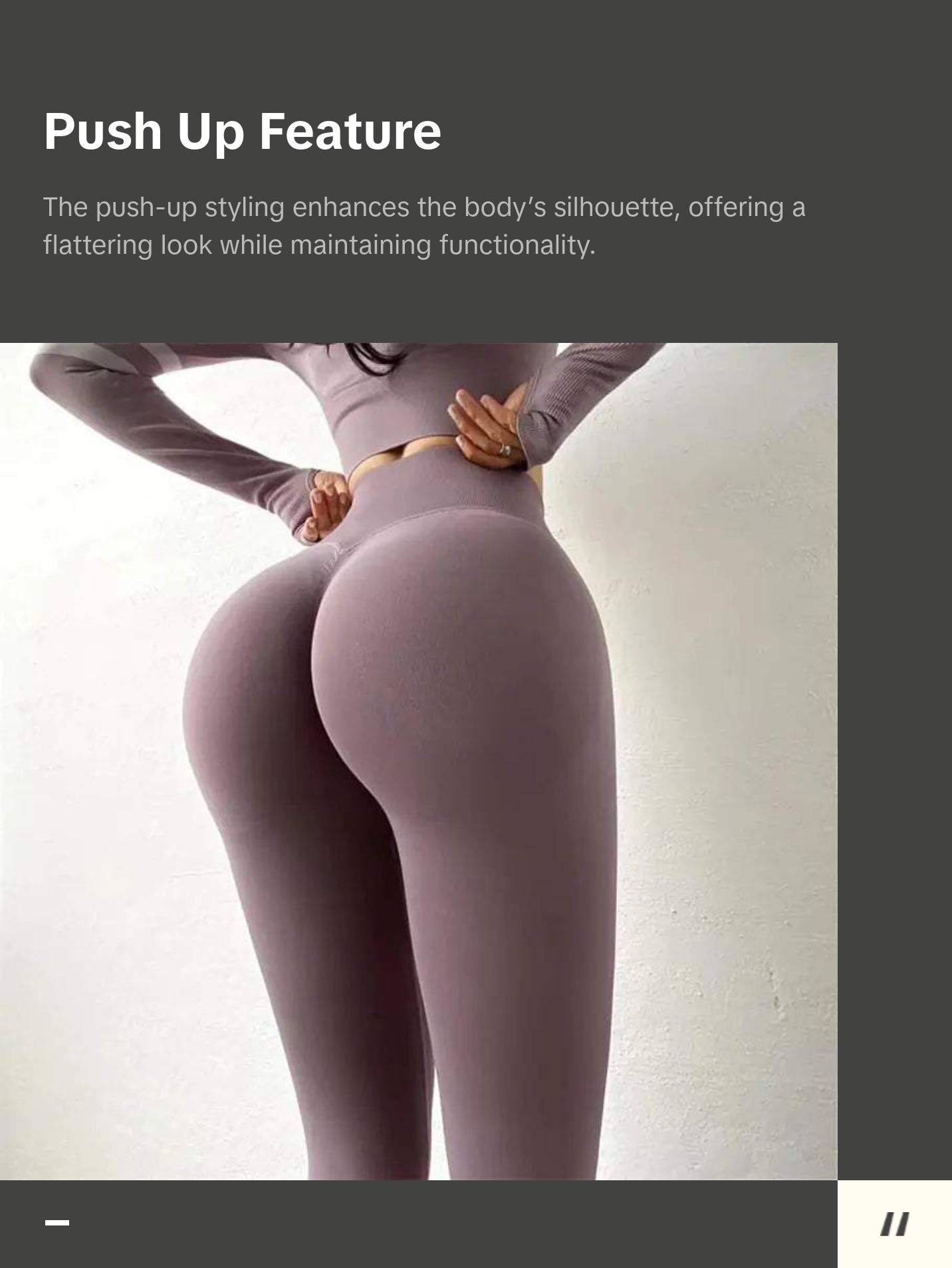 Women's Seamless High Waist Push Up Leggings