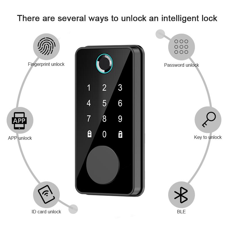 6-in-1 Smart Lock: Fingerprint, Passcode, IC Card, Key, Bluetooth & APP. One-touch unlock—fast, secure, keyless. Adjustable Electric Skateboard Saddle Seat PS5 Vertical Cooling Stand with Dual Charging Circus Ride Flannel Blanket WiFi Keyless Door Biometr