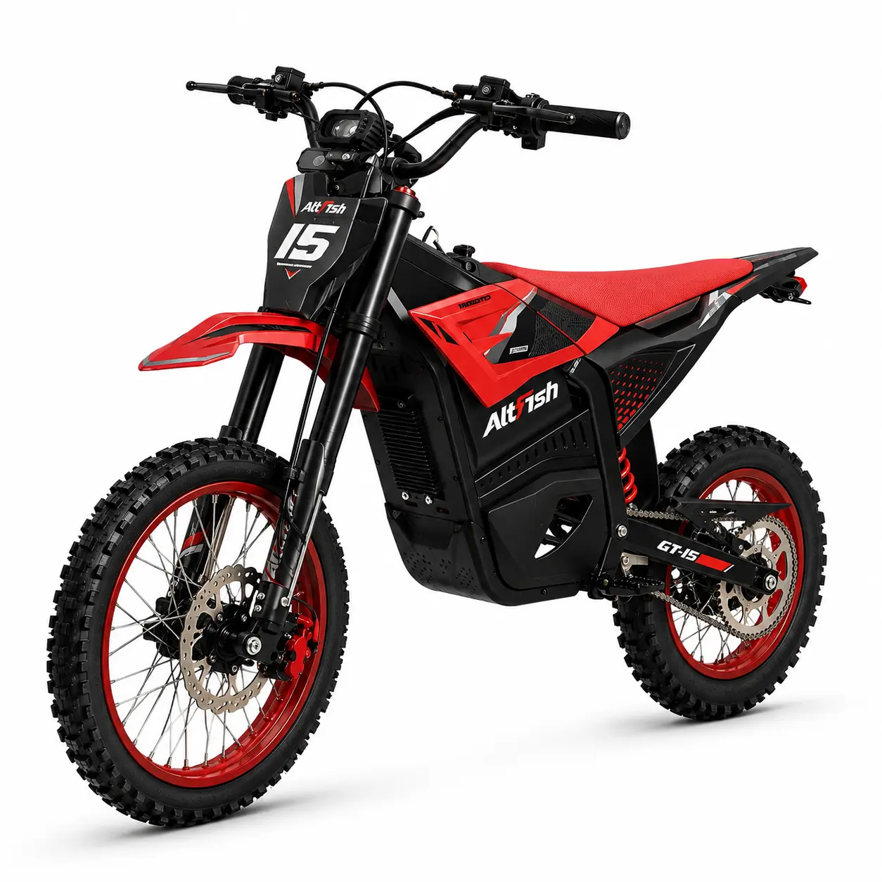 3500W Peak Power Off-Road Bike, 35MPH, 48V 20.8Ah Battery, Hydraulic Disc Brakes, 14”/12” All-Terrain Tires